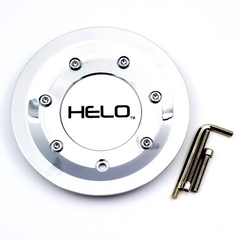 Helo HE912 Cap Bolt-On (Chrome/Gloss Black/Chrome) - All PCD