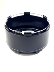 Fuel Cap Bolt-On Gloss Black with Blue - 8X6.5 Hub Cap