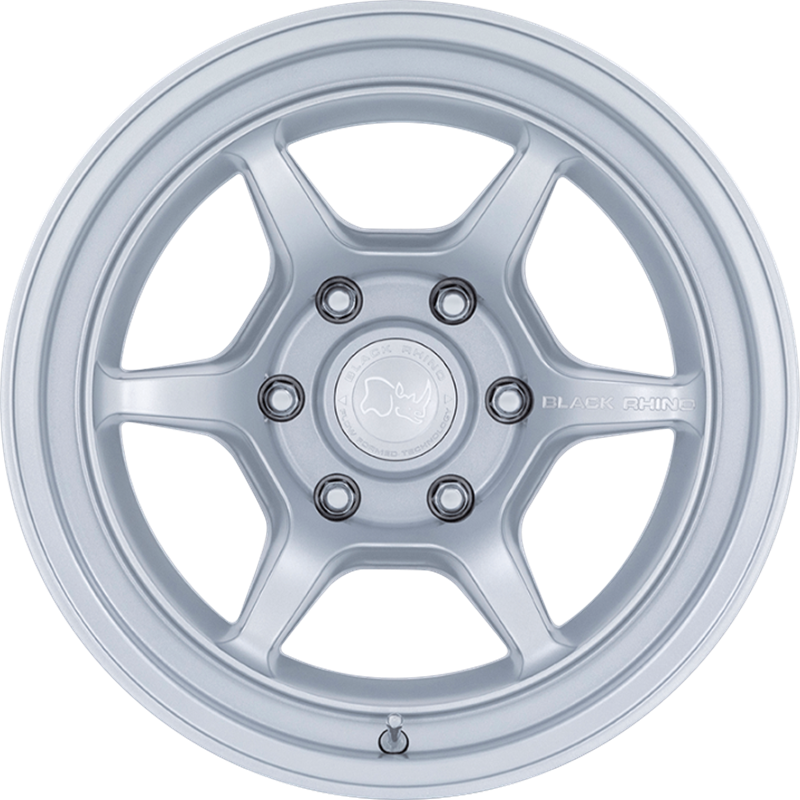 Black Rhino 17x8.5 Shogun Hyper Silver -10mm