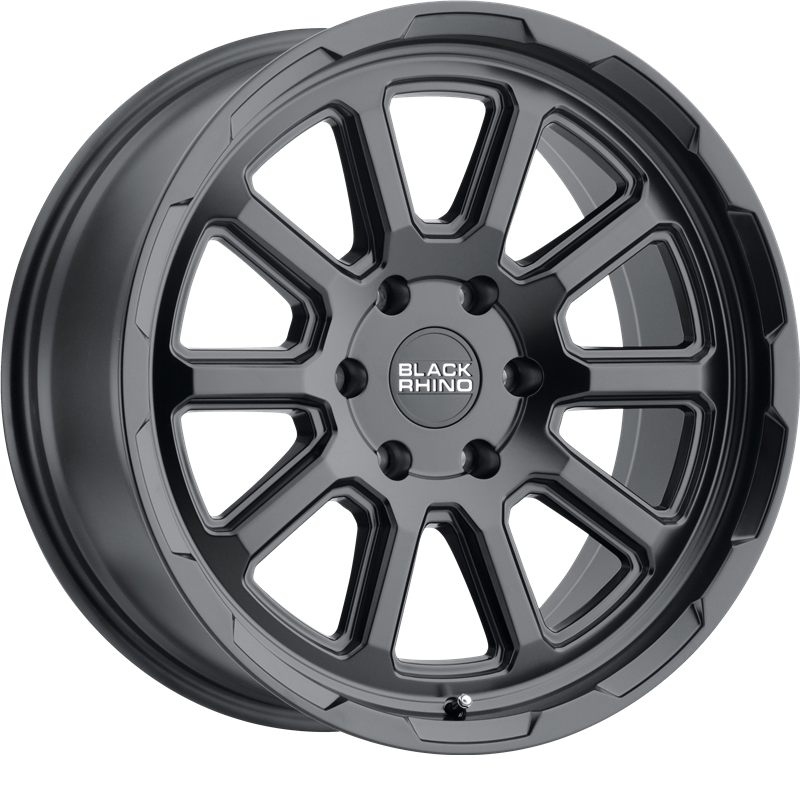 Black Rhino 17x9 Chase Matte Black +12mm