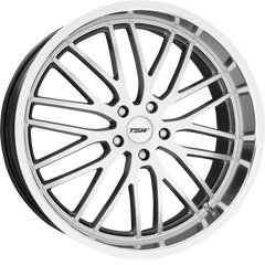 TSW 19x9.5 Snetterton Hyper Silver w/ Mirror Cut Lip +45mm