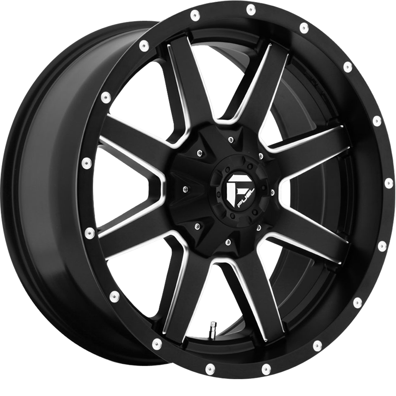 Fuel 20x9 D538 Maverick Matte Black Milled +30mm