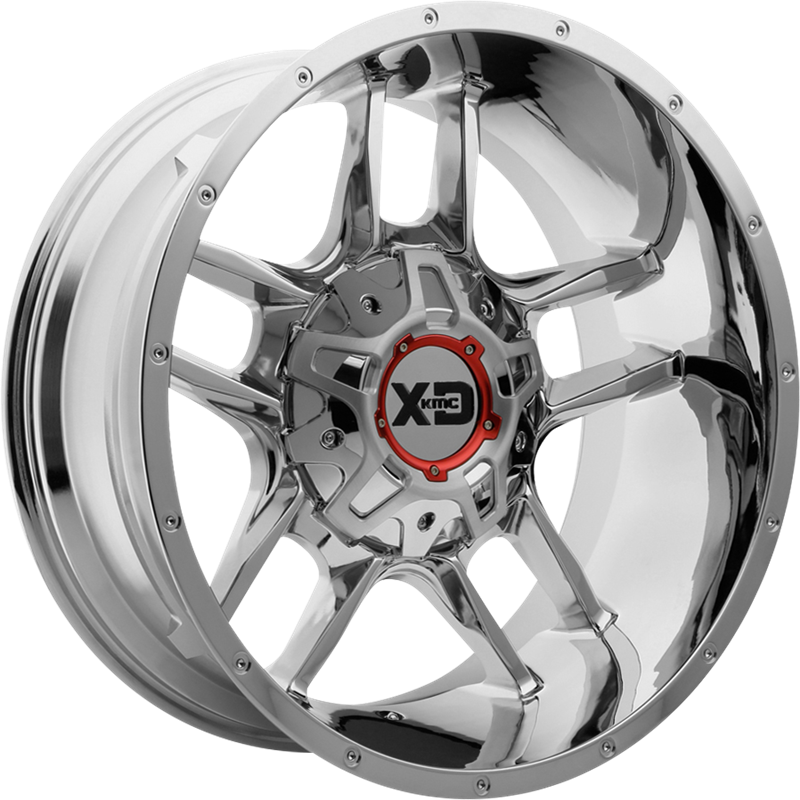 XD 20x9 XD839 Clamp Chrome +18mm