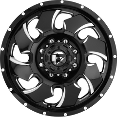 Fuel 20x8.25 D574 Cleaver Dually Gloss Black Milled -195mm