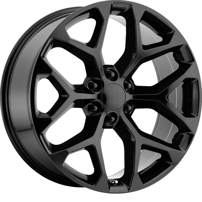 Performance Replicas 20x9 PR176 Gloss Black +24mm