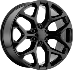 Performance Replicas 20x9 PR176 Gloss Black +24mm