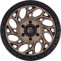 Fuel 15x10 D841 Runner OR Bronze w/ Black Ring -43mm