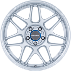 Motegi Racing 18x9.5 MR158 Tsubaki Hyper Silver w/ Machined Lip +15mm