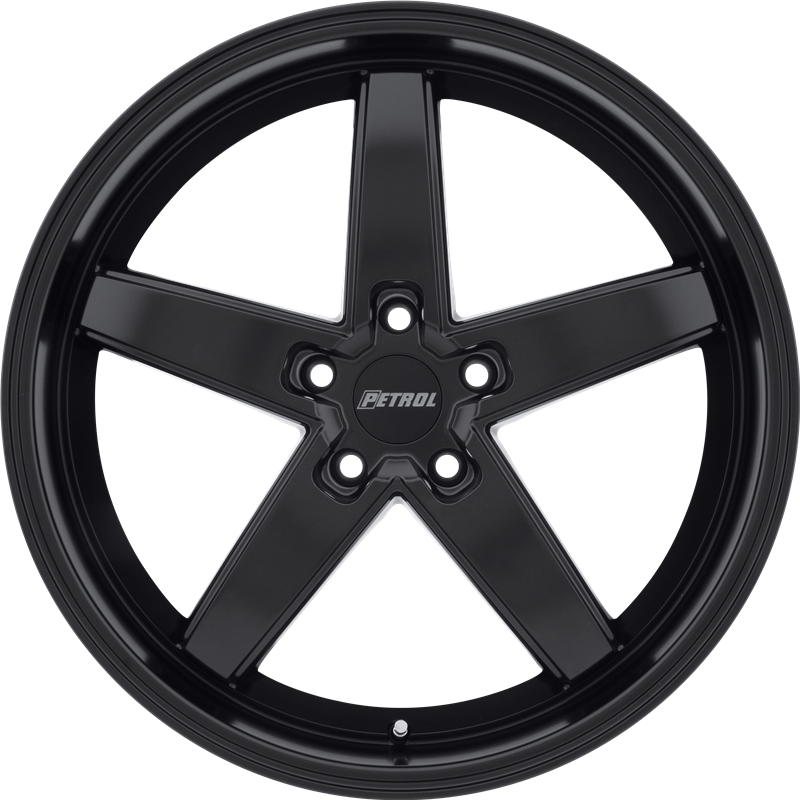 Petrol 18x8 P1B Matte Black +35mm