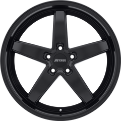 Petrol 18x8 P1B Matte Black +35mm