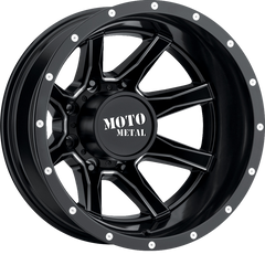 Moto Metal 20x8.25 MO995 Satin Black Milled +127mm