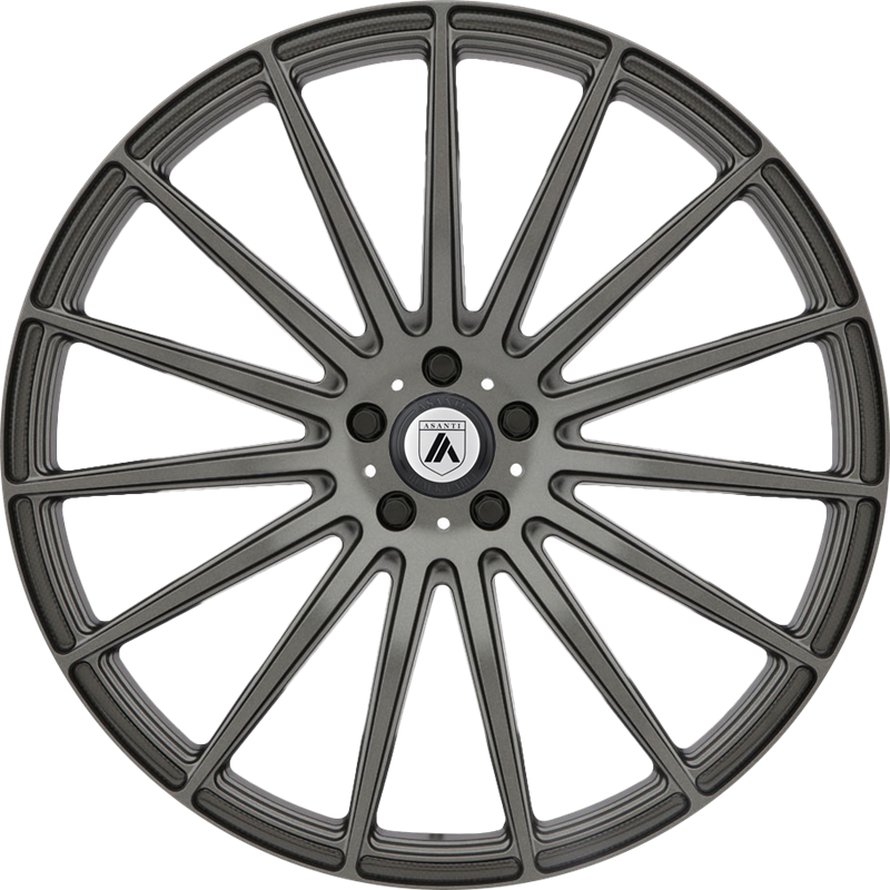 Asanti 20x10.5 ABL-14 Polaris Matte Graphite +37mm