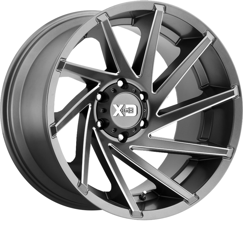 XD 18x9 XD834 Cyclone Satin Gray Milled +18mm