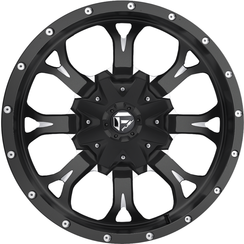 Fuel 20x10 D517 Krank Matte Black Milled -24mm