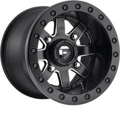 Fuel UTV 18x7 D938 Maverick Beadlock Matte Black Milled +38mm