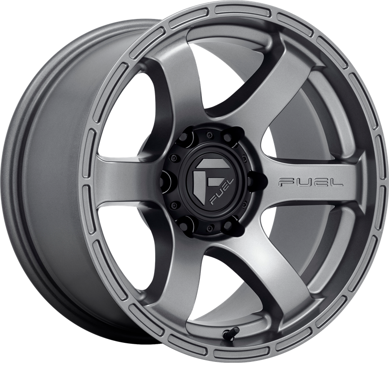 Fuel 17x9 D767 Rush Matte Gunmetal +1mm