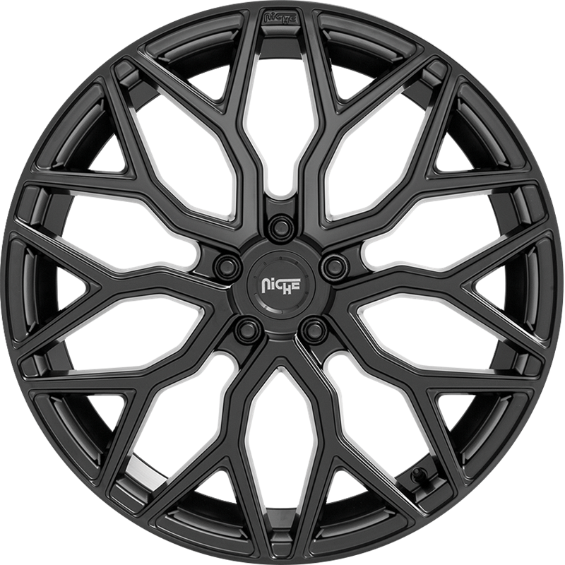 Niche 20x9 M261 Mazzanti Matte Black +27mm