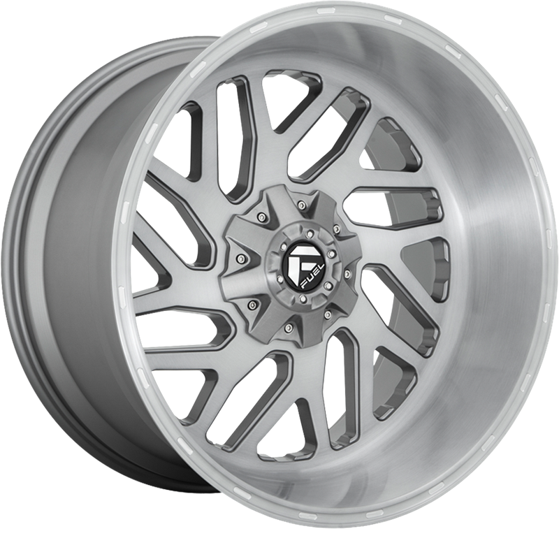 Fuel 20x12 D715 Triton Brushed Gunmetal w/ Tinted Clear Coat -44mm