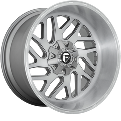 Fuel 20x12 D715 Triton Brushed Gunmetal w/ Tinted Clear Coat -44mm