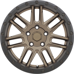 Black Rhino 18x8 Arches Matte Bronze w/ Black Lip Edge and Black Bolts +30mm