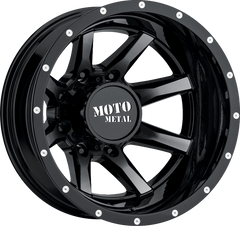 Moto Metal 20x8.25 MO995 Gloss Black Machined +127mm