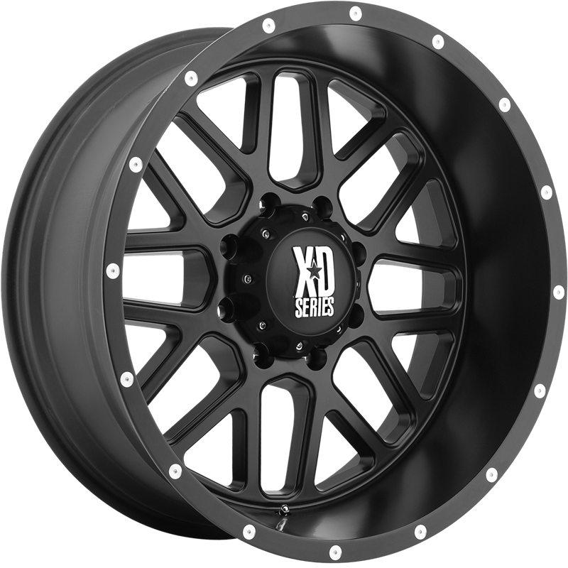 XD 18x9 XD820 Grenade Satin Black -12mm