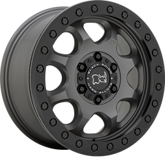 Black Rhino 17x8 Venture Matte Gunmetal w/ Black Hardware +38mm