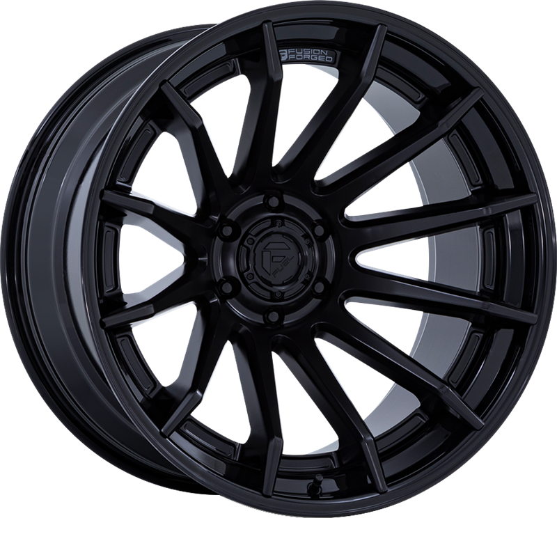 Fuel 20x9 FC403 Burn Matte Black w/ Gloss Black Lip +1mm