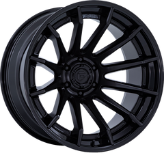 Fuel 20x9 FC403 Burn Matte Black w/ Gloss Black Lip +1mm