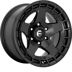 Fuel 17x9 D733 Warp Satin Black -12mm