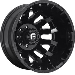 Fuel 20x8.25 D675 Blitz Dually Gloss Black +105mm