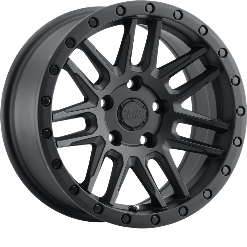 Black Rhino 20x9.5 Arches Matte Black +0mm