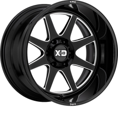 XD 20x10 XD844 Pike Gloss Black Milled -18mm