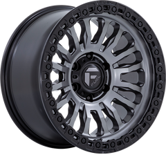 Fuel 17x8.5 FC857 Rincon Matte Gunmetal w/ Black Lip -1mm