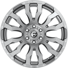 Fuel 20x10 D693 Blitz Brushed Gunmetal w/ Tinted Clear Coat -18mm