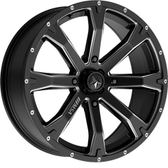 MSA Offroad Wheels 18x7 M42 Bounty Satin Black Milled +10mm