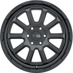 Black Rhino 17x9 Chase Matte Black +12mm