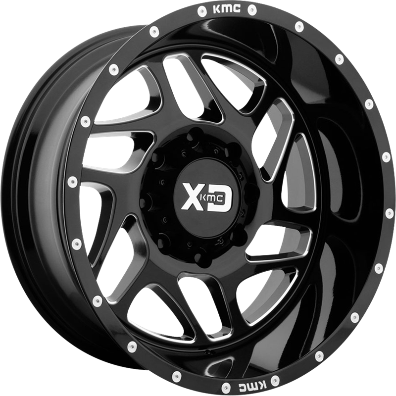 XD 20x9 XD836 Fury Gloss Black Milled +18mm