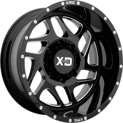 XD 20x9 XD836 Fury Gloss Black Milled +18mm