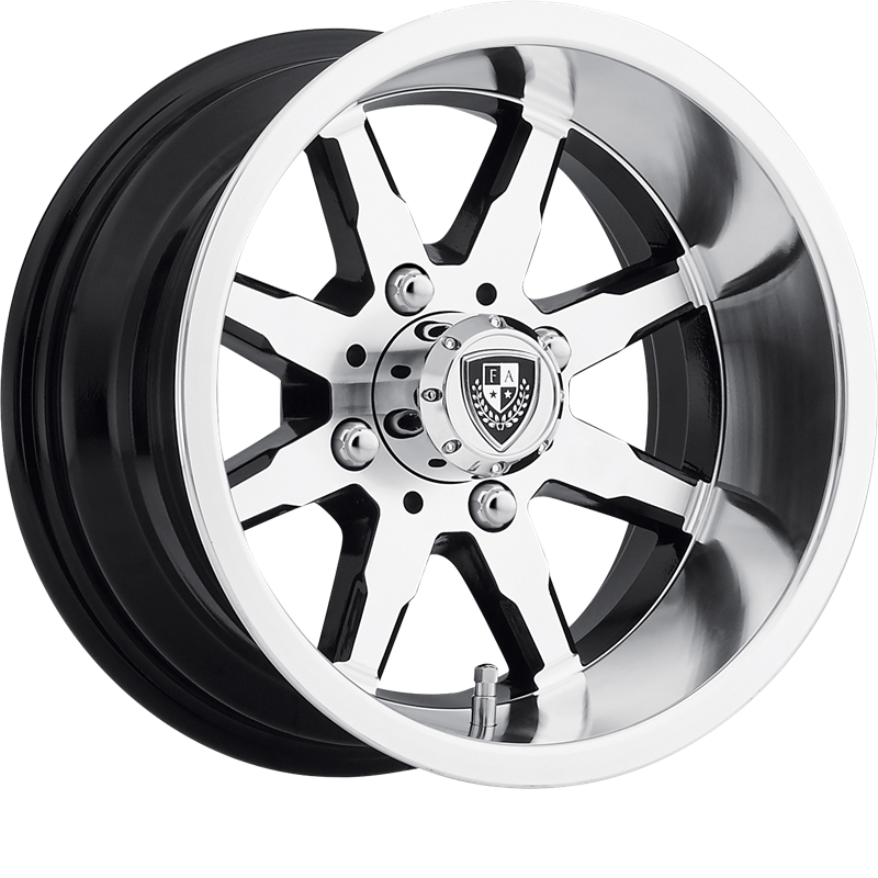 Fairway Alloys 10x7 FA141 Shift Gloss Black Machined -25mm