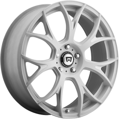 Motegi Racing 19x9.5 MR126 Matte White w/ Milled Accents +40mm