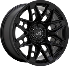 Black Rhino 18x9.5 Caprock Matte Black +12mm