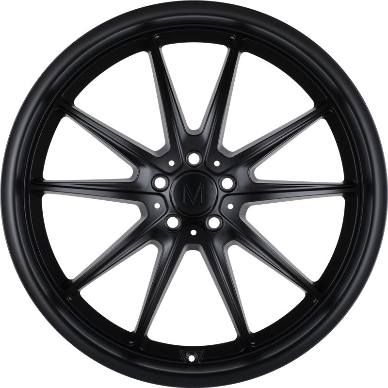 Mandrus 20x10 Argent Matte Black +45mm