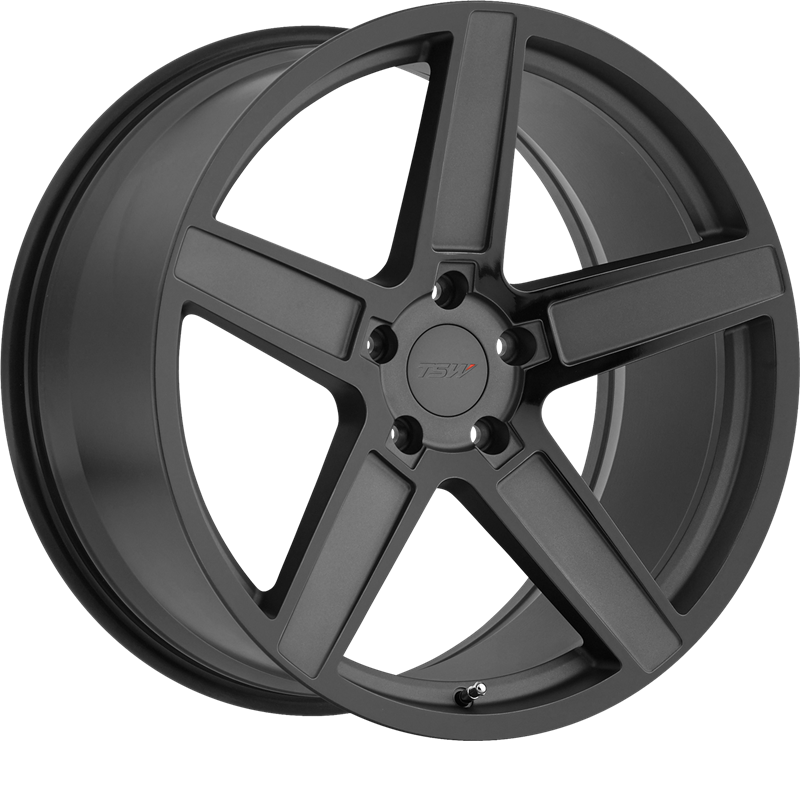 TSW 20x8.5 Ascent Matte Gunmetal w/ Gloss Black Face +20mm