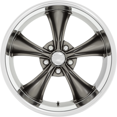 American Racing 20x10 VN338 Boss Graphite w/ Diamond Cut Lip +2mm