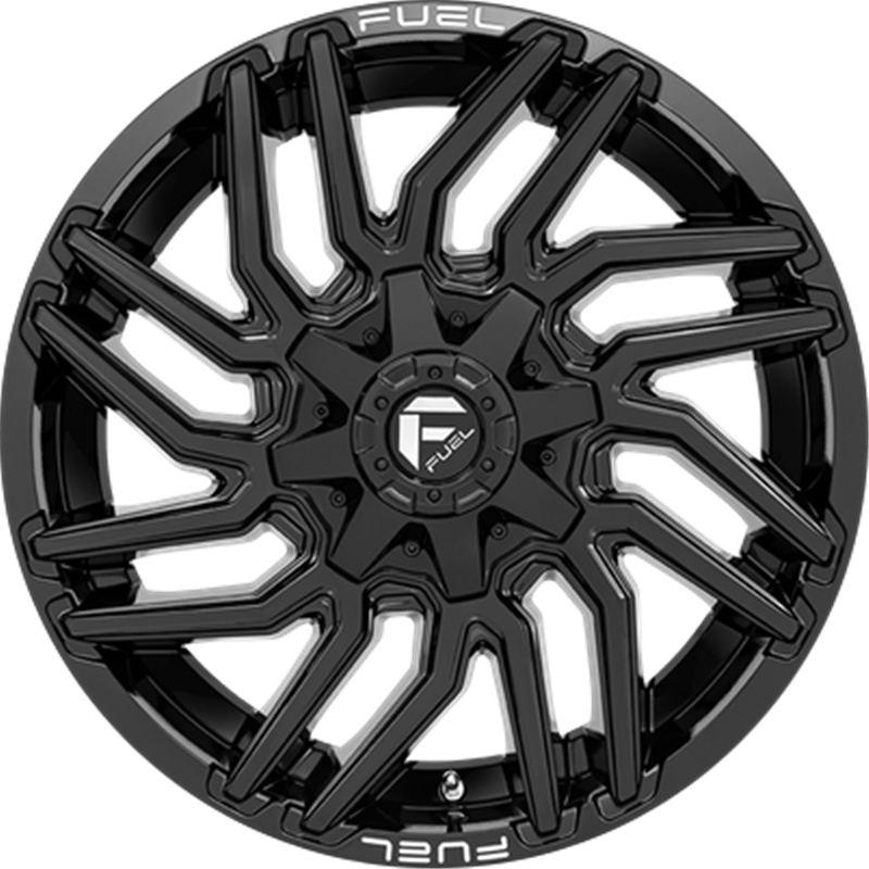 Fuel 20x10 D776 Typhoon Gloss Black -18mm