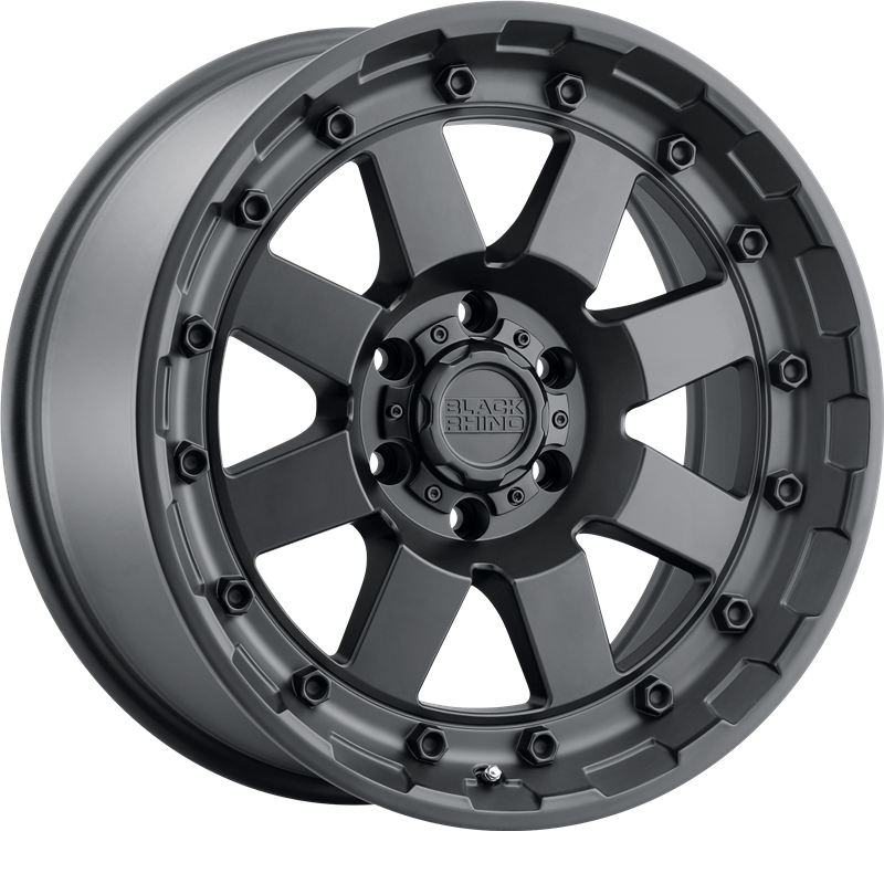 Black Rhino 18x9 Cleghorn Matte Black -18mm