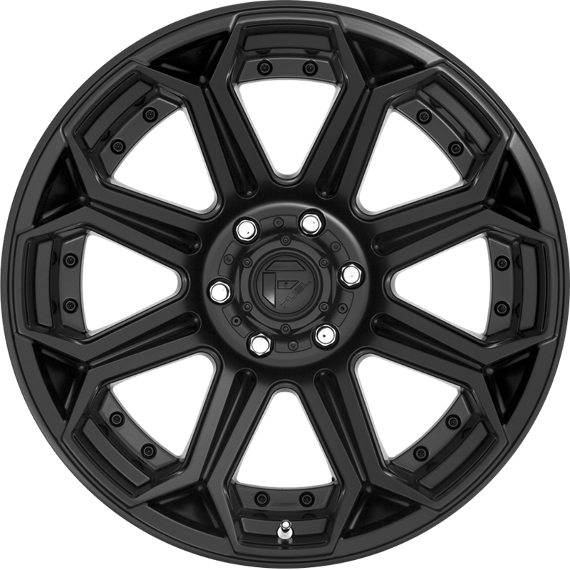 Fuel 18x9 D706 Siege Matte Black -12mm