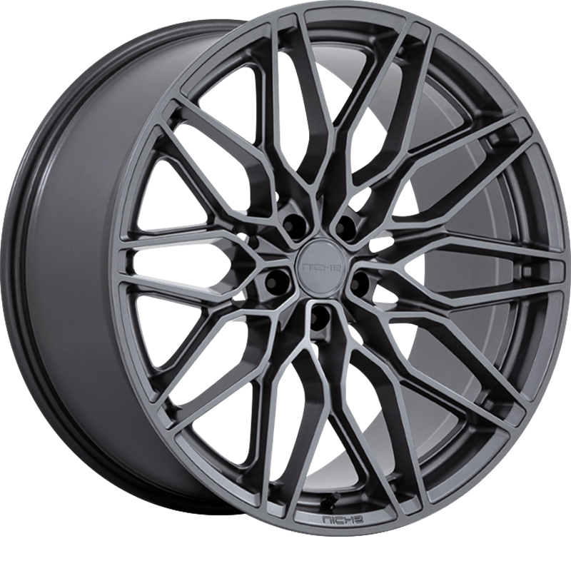 Niche 20x10.5 NC277 Calabria 5 Matte Gunmetal +38mm