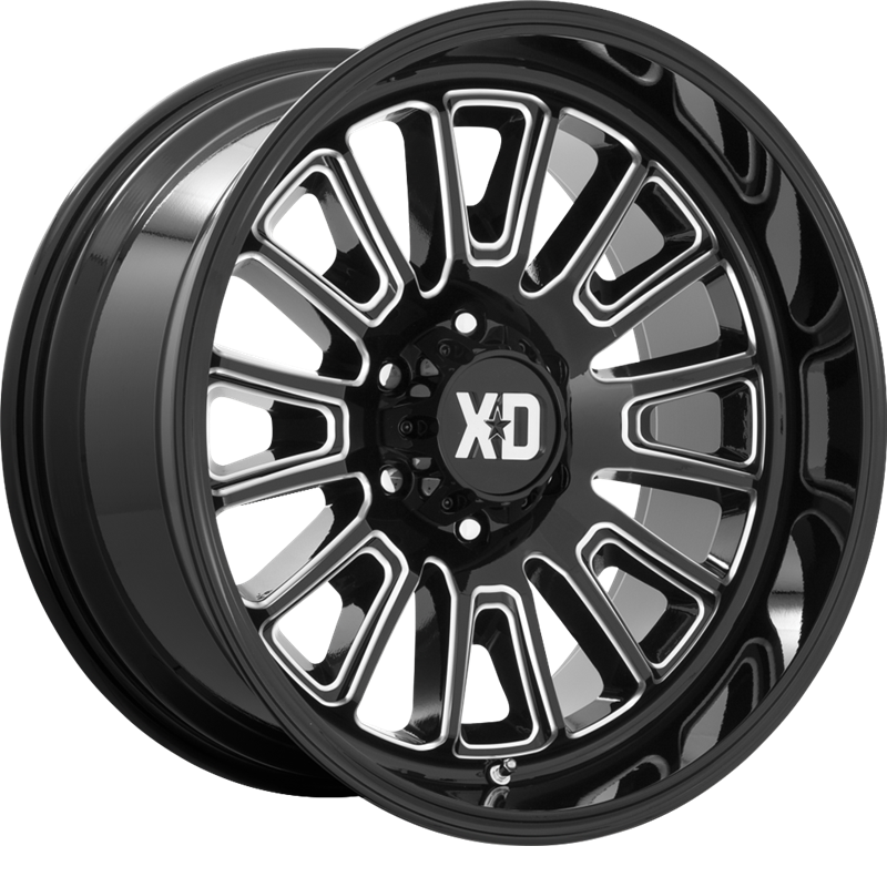 XD 20x9 XD864 Rover Gloss Black Milled +18mm